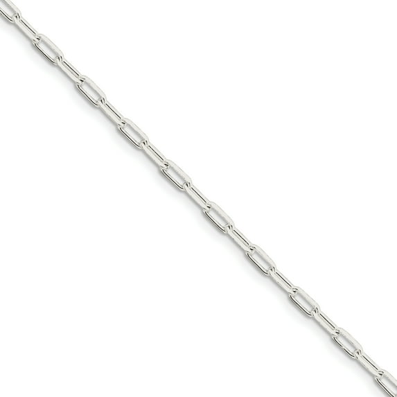 925 Sterling Silver 3.25mm Fancy Link Chain Bracelet