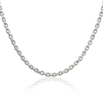 thumbnail image 1 of 925 Sterling Silver 3.5mm Cable Rolo Link Chain Belcher Necklace, 1 of 4