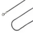 thumbnail image 1 of 925 Sterling Silver 3.5mm Popcorn Coreana Oxidized Chain, 1 of 5