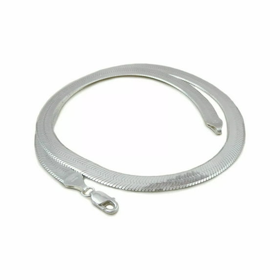 925 Sterling Silver 3.5mm Solid Herringbone Silver Chain