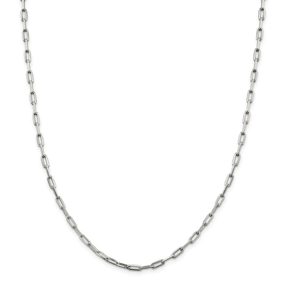 925 Sterling Silver 37.25mm Fancy Link Necklace Chain -7