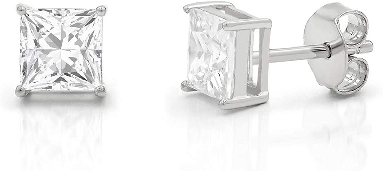 3mm CZ Sterling Silver Classic Earring Studs