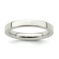 thumbnail image 1 of 925 Sterling Silver 3mm Comfort Fit Flat Band Ring Size 6.5, 1 of 6