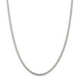 thumbnail image 1 of 925 Sterling Silver 3mm Round Spiga Chain 20 Inch, 1 of 7