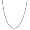 thumbnail image 1 of 925 Sterling Silver 3mm Square Spiga Chain 18 Inch, 1 of 7