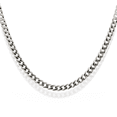 thumbnail image 1 of 925 Sterling Silver 4.7mm Curb Link Chain Necklace, 1 of 4