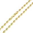 thumbnail image 1 of 925 Sterling Silver 4.5mm Puff Mariner Chain, FREE Microfiber Cloth, Yellow Gold Plated Hollow Anchor Link Mens Womens Necklace, Giorgio Bergamo 24, 1 of 7
