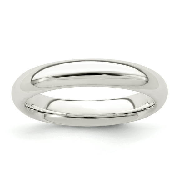 925 Sterling Silver 4mm Comfort Fit Band Ring Size 6.5