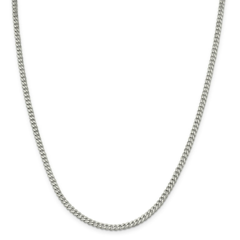 16 inch curb chain silver discount