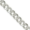 thumbnail image 1 of 925 Sterling Silver 5.5mm Pave Curb Chain Necklace 22 Inch Chain Necklace for Women and Men, 1 of 2