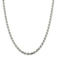thumbnail image 1 of 925 Sterling Silver 5.6mm Diamond-cut Rope Chain 24 Inch, 1 of 7