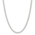 thumbnail image 1 of 925 Sterling Silver 5.75mm Fancy Curb Chain 20 Inch, 1 of 7