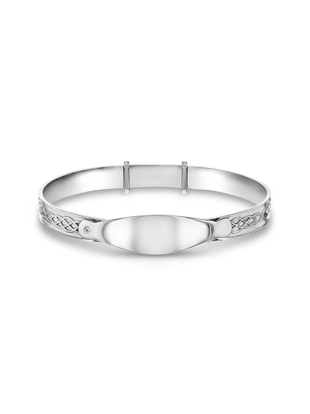 2 Sterling Silver Sparkle Stacking Rings Size 4 : Amazon.co.uk: Fashion