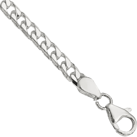 925 Sterling Silver 5mm Curb Link Chain Bracelet