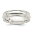 thumbnail image 1 of 925 Sterling Silver 5mm Milgrain Comfort Fit Band Size: 6; for Adults and Teens; for Women and Men, 1 of 1