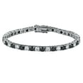thumbnail image 1 of 925 Sterling Silver 5mm Moissanite Tennis Bracelet - Exuding Elegant Sophistication with Fashionable Versatility, Perfect for Engagement, Weddings, Anniversaries and More, 1 of 7