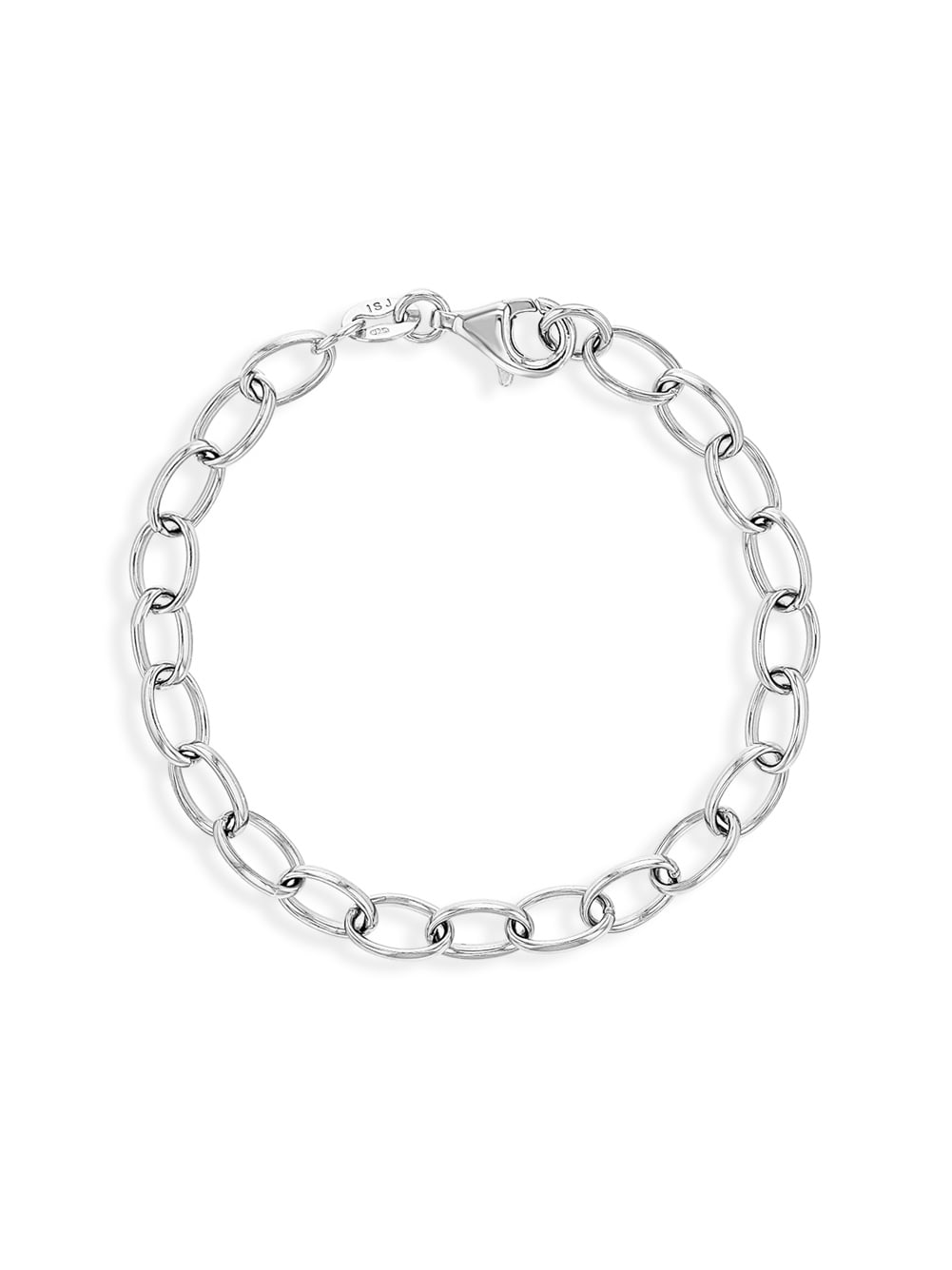 SILVER LINK CHARM CLASP