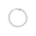 thumbnail image 1 of 925 Sterling Silver 6" Classic Link Charm Bracelet for Little Girls & Preteen, 1 of 4