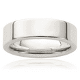thumbnail image 1 of 925 Sterling Silver 6mm Comfort Fit Plain Classic Wedding Band Ring, 1 of 8