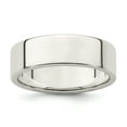 thumbnail image 1 of 925 Sterling Silver 6mm Flat Band Ring Size 7, 1 of 7
