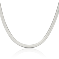 thumbnail image 1 of 925 Sterling Silver 7.3mm Herringbone Chain Necklace, 1 of 5