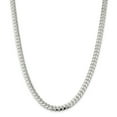 thumbnail image 1 of 925 Sterling Silver 7mm Domed Curb Chain 22 Inch, 1 of 7