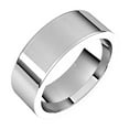 thumbnail image 1 of 925 Sterling Silver 7mm Flat Comfort-Fit Band Ring Size 8.5 Ring for Women and Men - 8.2 Grams, 1 of 2