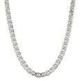 thumbnail image 1 of 925 Sterling Silver 8.9mm Semi-Solid Flat Anchor Chain 20 Inch, 1 of 7