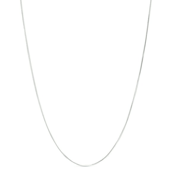 925 Sterling Silver 8 Sided Snake Chain Necklaces 1MM-2MM, Solid 925 Italy, 16-24 Inch, Next Level Jewelry