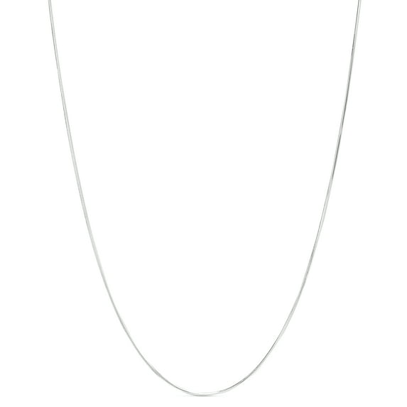 925 Sterling Silver 8 Sided Snake Chain Necklaces 1MM-2MM, Solid 925 Italy, 16-24 Inch, Next Level Jewelry