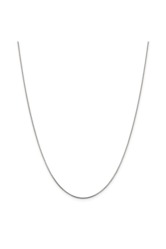 925 Sterling Silver .8mm Box Chain; 30 inch; for Adults and Teens; for Women and Men