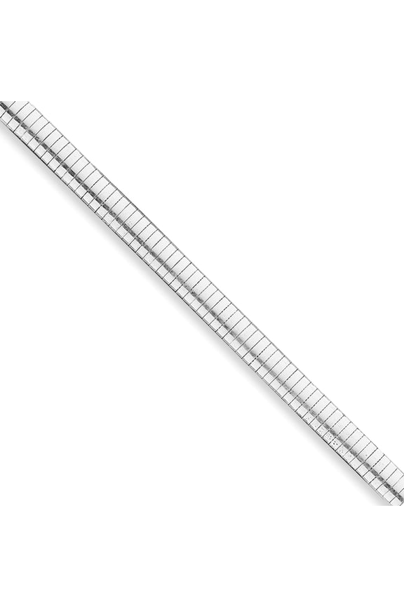 925 Sterling Silver 8mm Cubetto Necklace 16 Inch