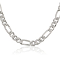 thumbnail image 1 of 925 Sterling Silver 9.5mm Figaro Link Chain Necklace, 1 of 4