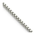 thumbnail image 1 of 925 Sterling Silver .90mm Box Chain Necklace 36 Inch Chain Necklace for Women and Men - 5.3 Grams, 1 of 2
