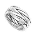 thumbnail image 1 of 925 Sterling Silver Abstract Fashion Ring Size 10, 1 of 3