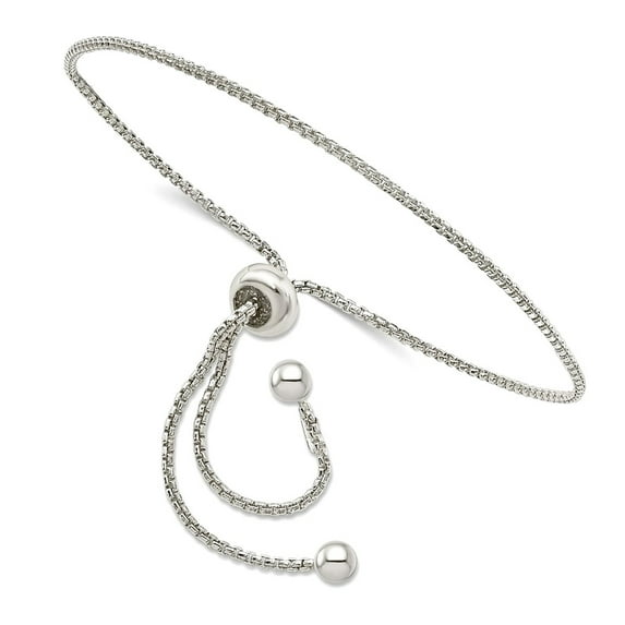 925 Sterling Silver Adjustable Bracelet Link Bracelet for Women - 2.5 Grams