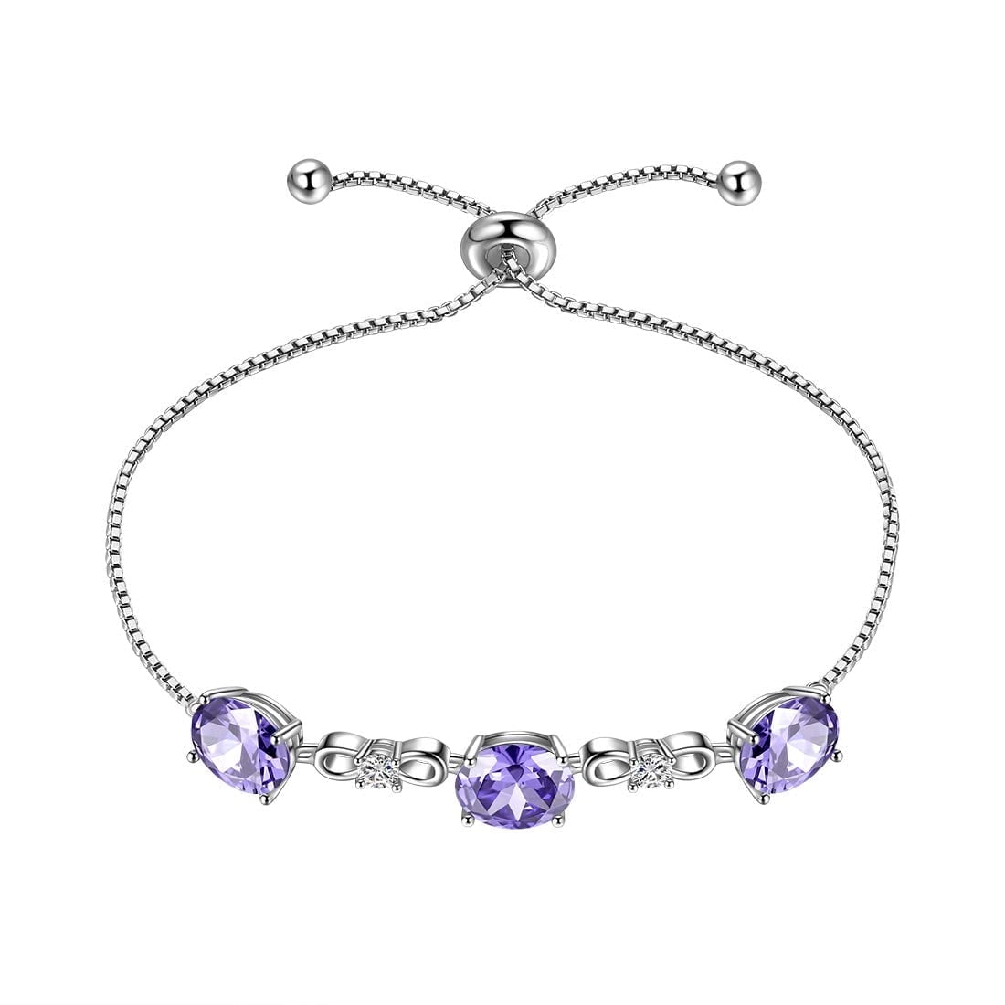 Natural Alexandrite sanpete Bracelet 925
