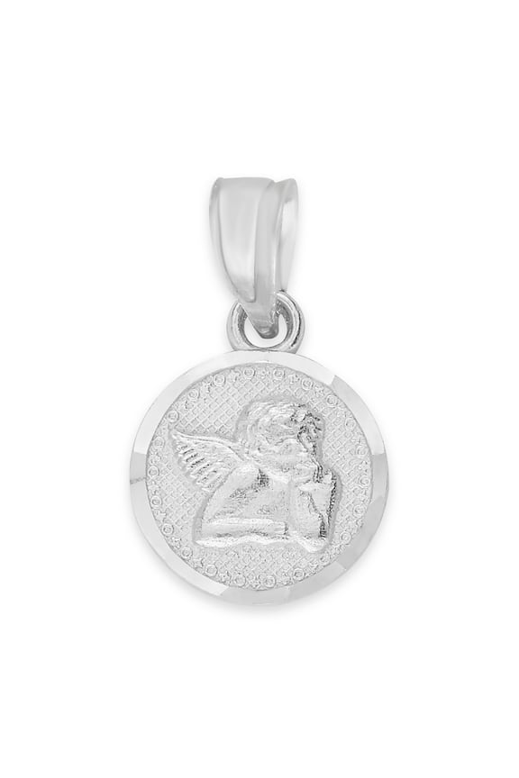 925 Sterling Silver Angel Charm - Cherub Religious Jewelry Gifts for Her