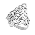 thumbnail image 1 of 925 Sterling Silver Antique Filigree Style Ring Size 5, 1 of 2
