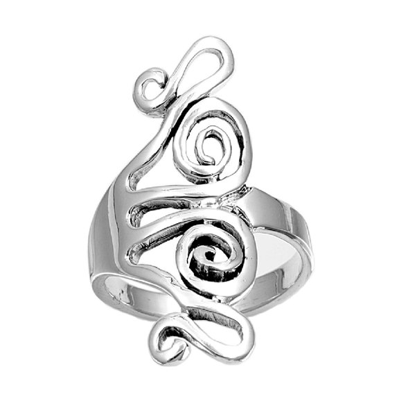 925 Sterling Silver Antique Innovation Ring Size 10