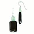 thumbnail image 1 of 925 Sterling Silver Aquamarine Botswana Agate Earrings Jewelry Gifts for Women, 1 of 4