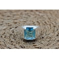 thumbnail image 1 of 925 Sterling Silver Aquamarine Ring, Men's Jewelry, Gift for Him Ring, 1 of 5