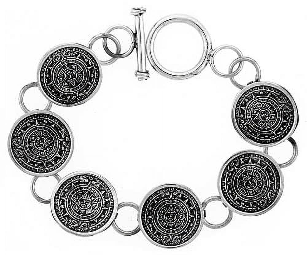 Aztec silver bracelet deals
