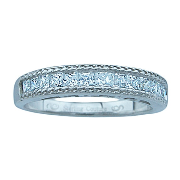 925 Sterling Silver Band Rings for Women & Wedding Band Make Great Birthday Gifts