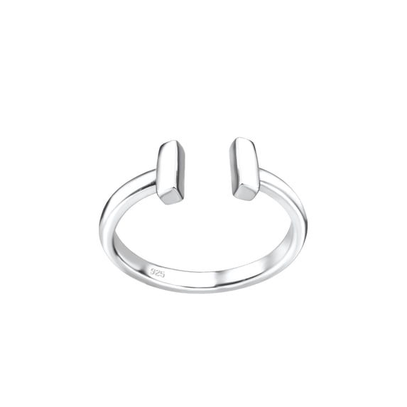 925 Sterling Silver Bar Toe Ring