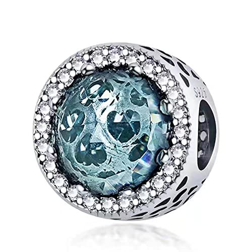 925 Sterling Silver Beads Charms For Pandora Charms Bracelets, DIY Lady