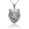 thumbnail image 1 of .925 Sterling Silver   Bear / Pendant Necklace (Pendant with 16" chain), 1 of 3