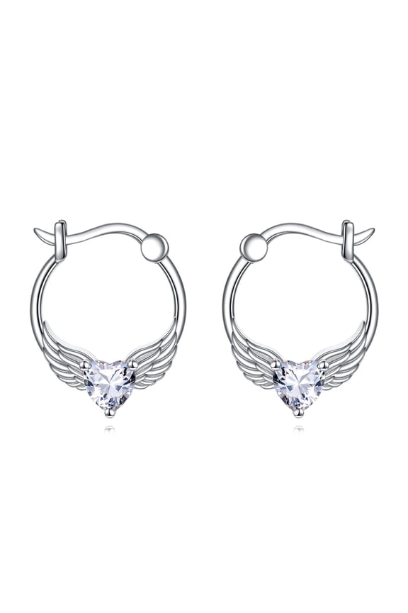 925 Sterling Silver Black Celtic Hoop Earrings for Men Women