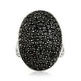 thumbnail image 1 of 925 Sterling Silver Black Spinel Ring, 1 of 4