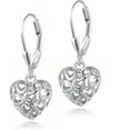 thumbnail image 1 of 925 Sterling Silver Boho Dandelion Drop Dangle Earrings for Women Teardrop Water Drop Flower Mountain Tree Heart Stud Dangle Earrings Jewelry Birthday Gifts for Mom Lover Daughter, 1 of 6